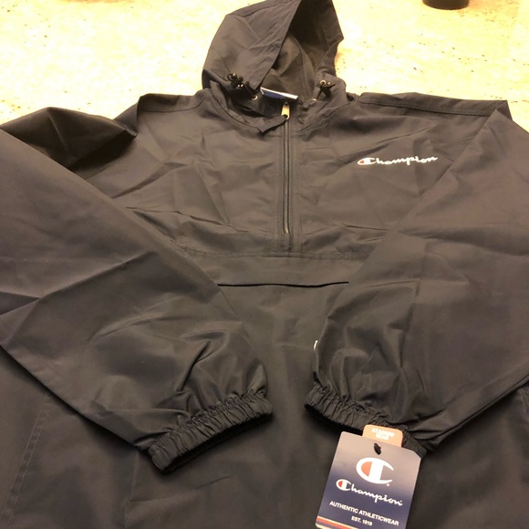 champion colorblock packable jacket